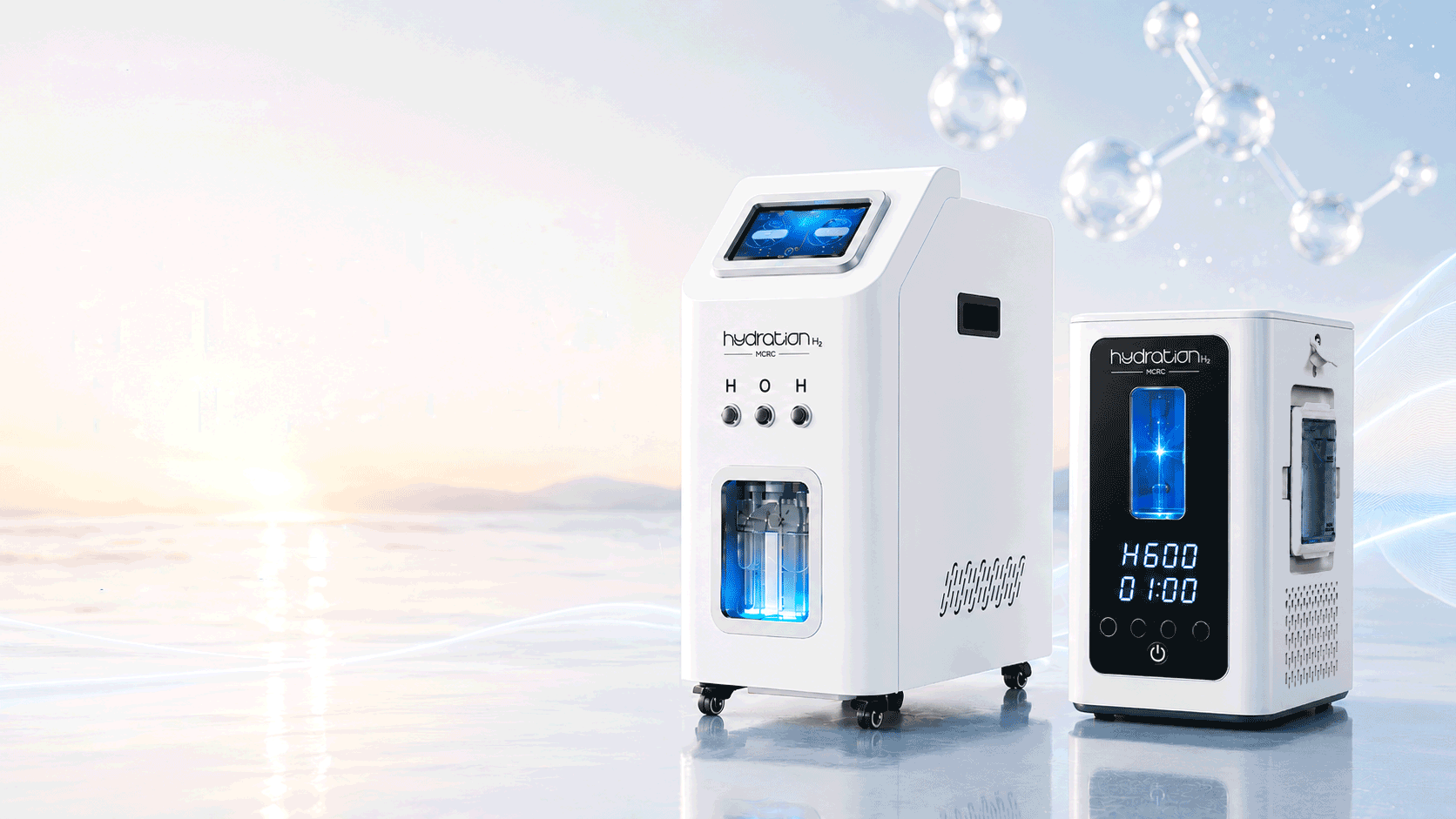 Hydration-H₂ S 900 Plus and S 3000 Pro molecular hydrogen inhalation devices